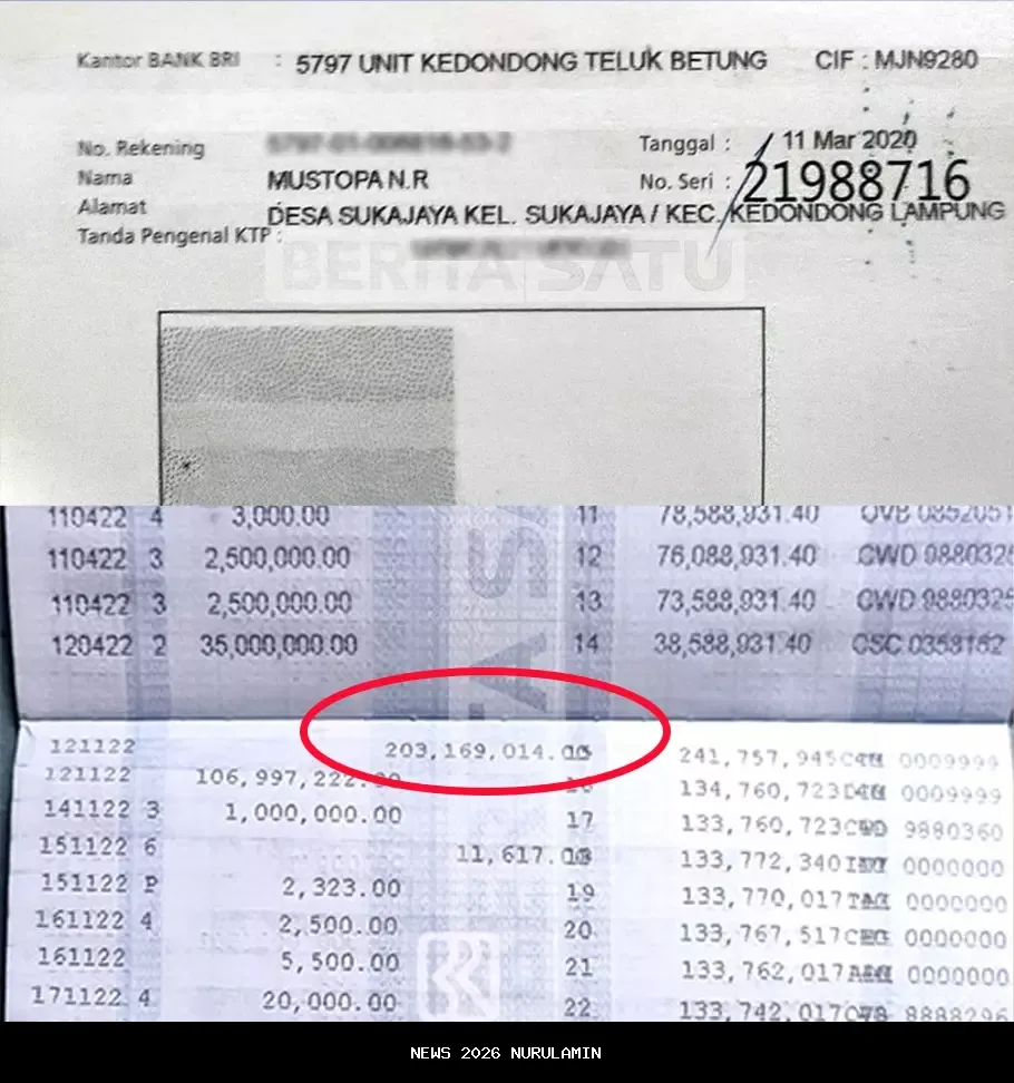 Ayu Puspita Janji Kembalikan Ratusan Juta, Tapi Rekening Tinggal Rp463 Ribu