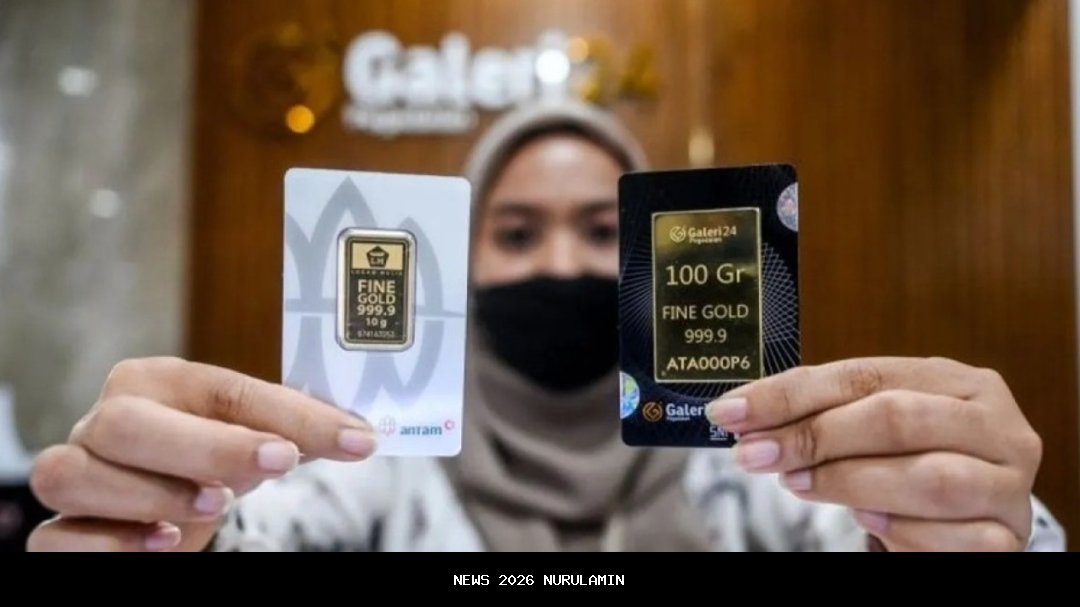 Harga Emas Hari Ini: Antam, Galeri 24, UBS Naik Rp 39 Ribu