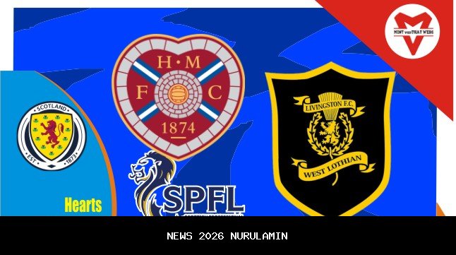 Prediksi Skor Hearts vs Livingston, Liga Skotlandia, Sabtu 3 Januari 2026 Pukul 22.00 WIB