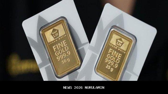 Harga emas Antam turun di Palembang hari ini, per gram di bawah Rp2,5 juta