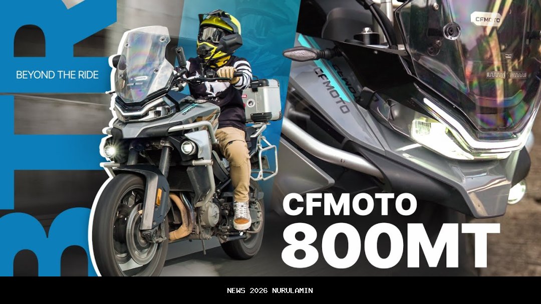 CFMoto 800MT ES 2026 Diluncurkan! Motor Petualang Premium Siap Touring dan Off-Road