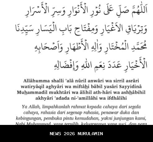 Sholawat Nariyah: Arab dan Latin, Baca 11 Kali untuk Rezeki Lancar