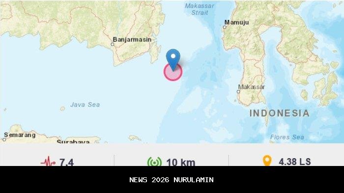 BMKG: Tiga Gempa Guncang Kalsel, Warga Diminta Waspada