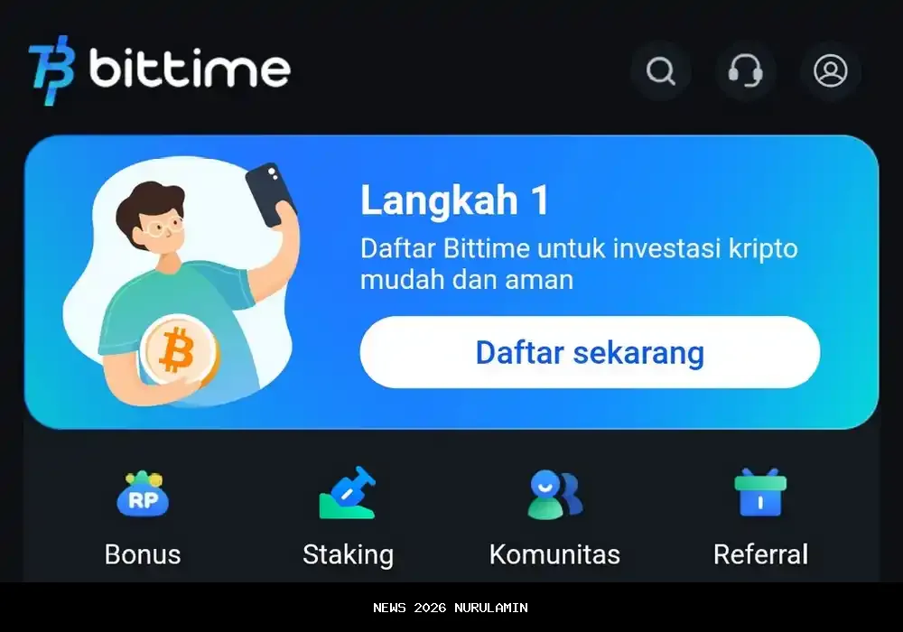 Aplikasi BitTime: Cara Daftar Aman dan Lengkap dengan Kode Referral WHLEQE