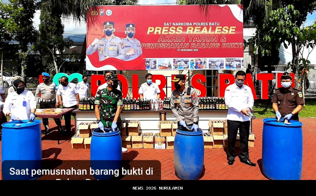 Polres Tanggamus Selesaikan 436 Kasus Tahun 2025, Narkoba Melonjak