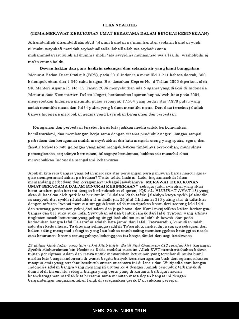 Peringati HAB ke-80, Kemenag Buol tegaskan komitmen merawat kerukunan umat