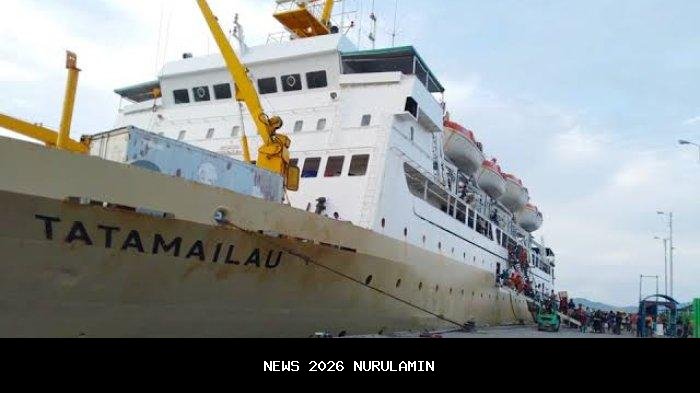 Jadwal KM Tatamailau 27 Desember 2025 - 19 Januari 2026: Lewati Merauke, Agats, Timika