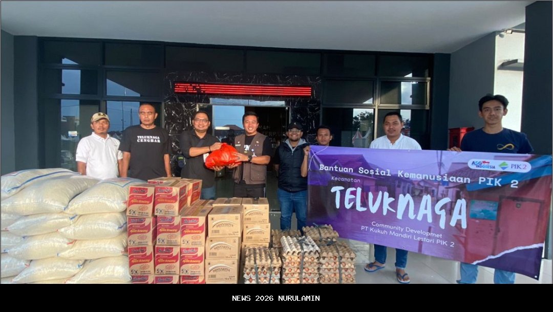 Warga Teluk Nibung Langkat Terima Bantuan Logistik dan Obat-Obatan Akibat Banjir