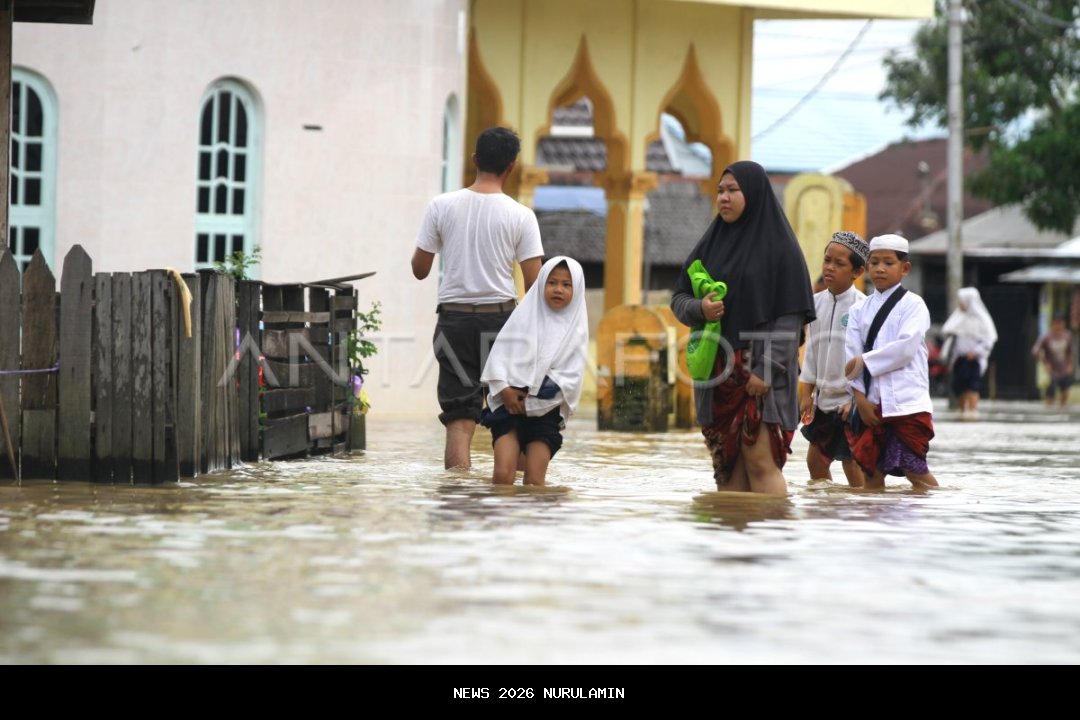 Banjir Landa 27 Ribu Rumah di Kabupaten Banjar, 1.741 Warga Mengungsi