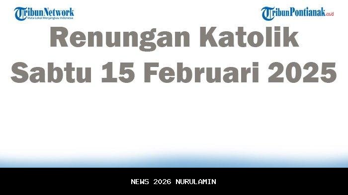 Renungan Katolik Sabtu 13 Desember 2025: Berjalan Bersama Tuhan dengan Roh dan Kuasa