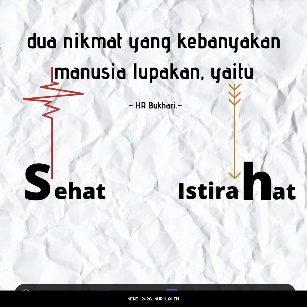 Penjelasan Hadis Dua Kenikmatan yang Sering Disalahpahami: Kesehatan dan Waktu Luang