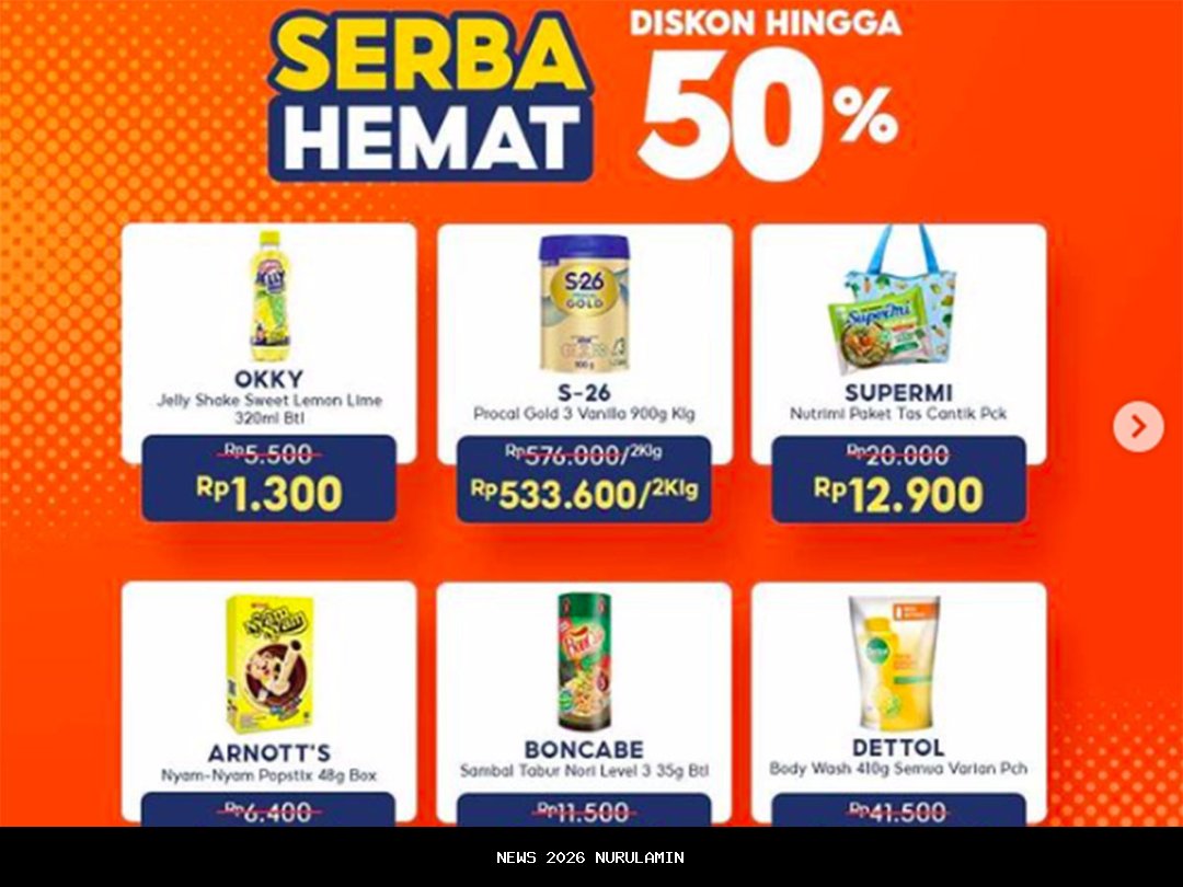 Gila! Promo 12.12 Indomaret, Diskon Besar 3 Hari, Produk Hanya Rp12.000!