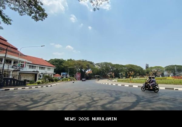 Dishub Kota Malang Tutup Jalan Sementara di Alun-Alun Dukung Pengajian Besar