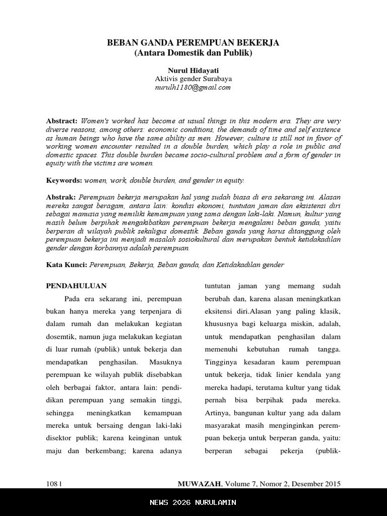 Beban ganda perempuan di sekitar smelter