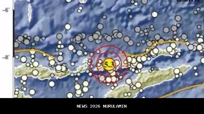 Gempa terjadi di Timor Tengah Nusa Tenggara Timur, magnitudo 2.1, tak terjadi tsunami