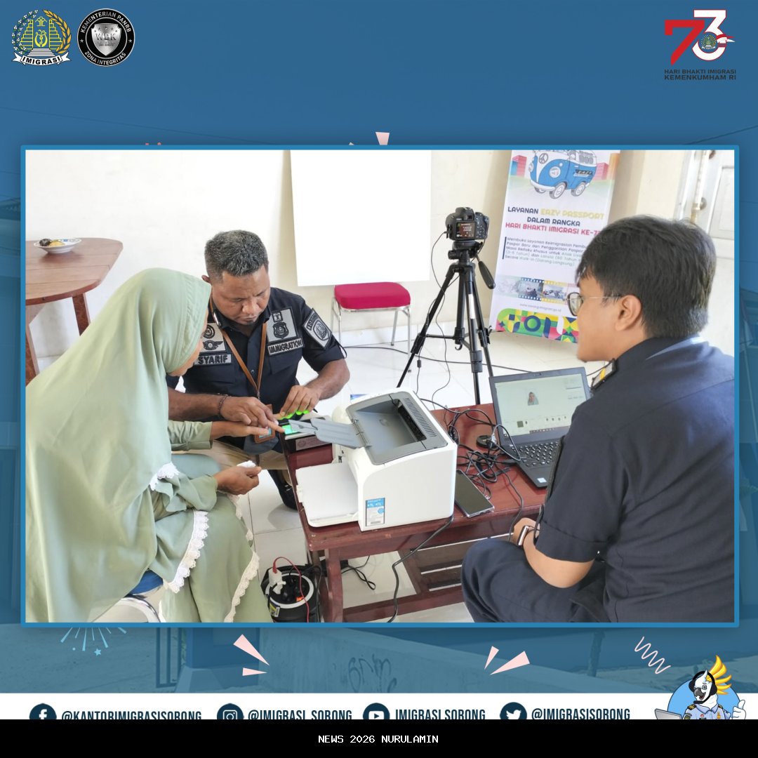 Akhir pekan ini, Imigrasi Manokwari buka layanan Eazy Passport di MCM