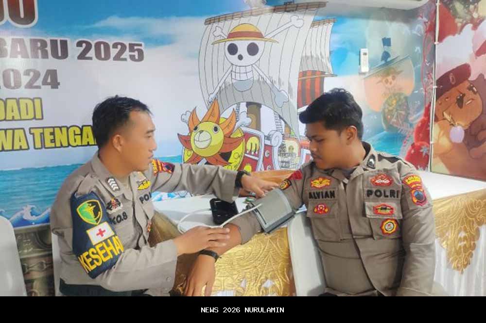 Dokkes Polres Aceh Singkil Bantu Kesehatan Petugas Pengamanan Nataru