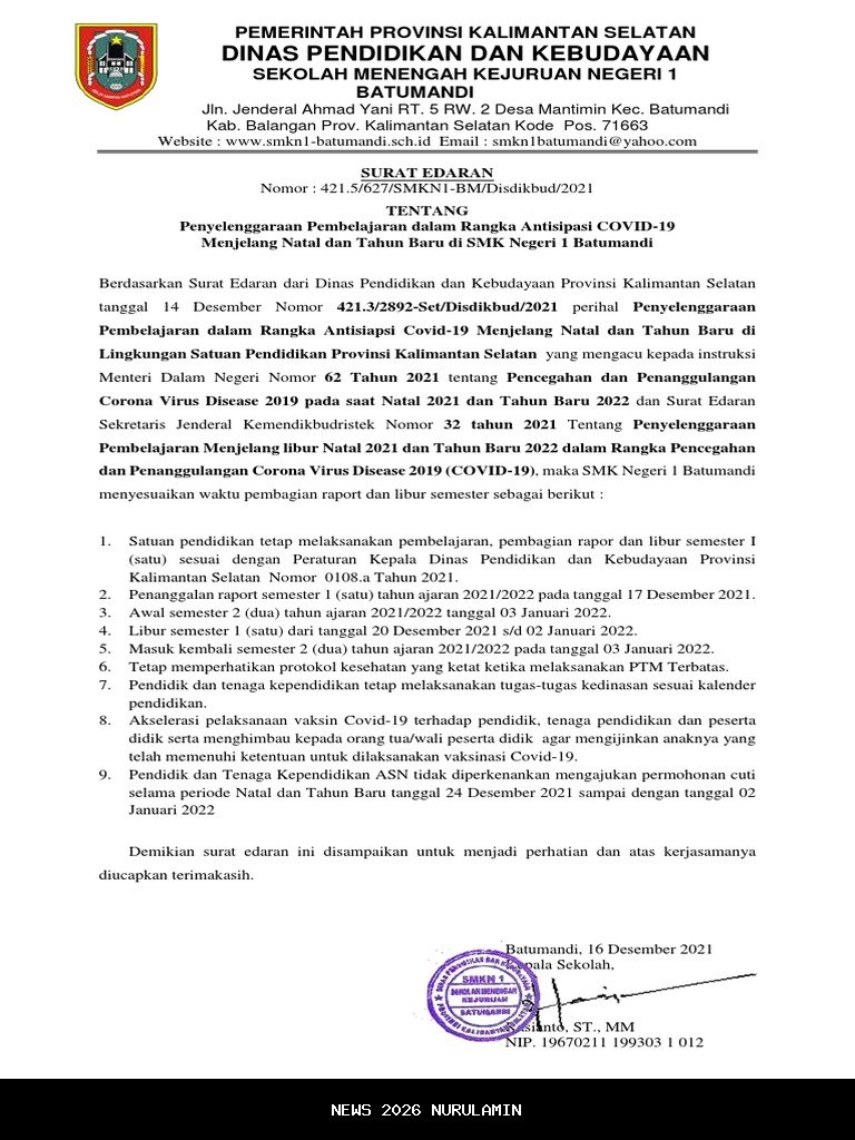 Warga Dumai Diingatkan Patuh pada Surat Edaran Selama Libur Nataru