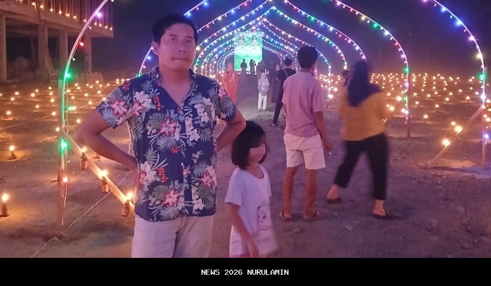 Lampu, Cinta, dan Harapan: Festival Cahaya Batang Menarik Perhatian Warga di Tahun Baru