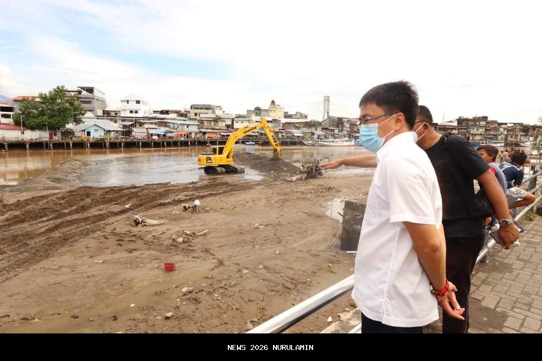 Normalisasi Sungai Meureudu Jadi Prioritas, Sekjen PUPR Pantau Infrastruktur Strategis Pidie Jaya