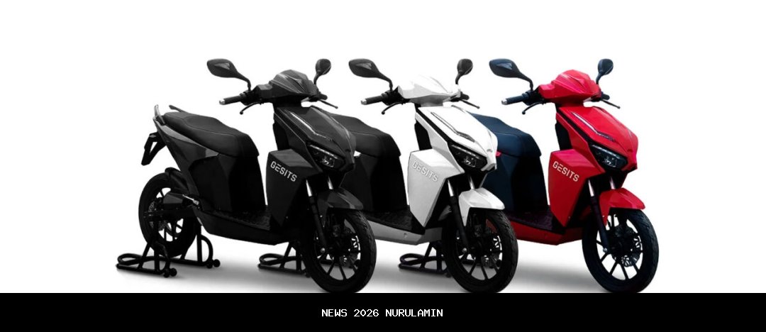 Gesits G1: Motor Listrik Indonesia Semakin Kompetitif
