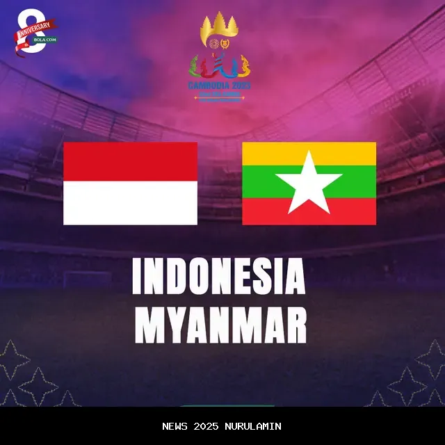 Saksikan Langsung! Timnas U22 Indonesia vs Myanmar Sepak Bola SEA Games 2025