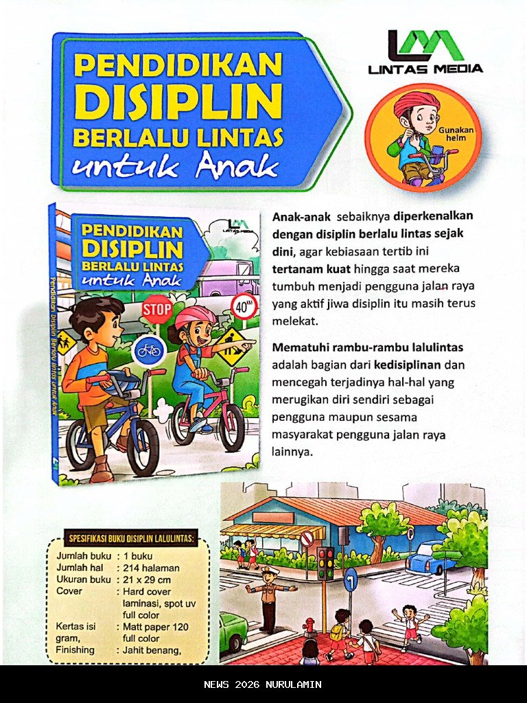 Sat Lantas Purwakarta Ajarkan Kedisiplinan Berlalu Lintas pada Anak-anak