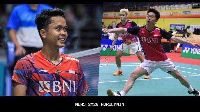 Live pagi hari ini jadwal badminton India Open 2026 dan hasil drawing wakil Indonesia, siaran TVRI?