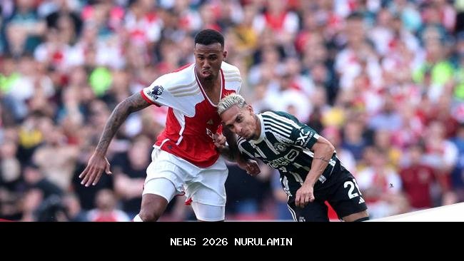 Live Streaming Pertandingan Besar Arsenal vs MU, Jadwal Liga Inggris Januari 2026 Ini Pekan Ini