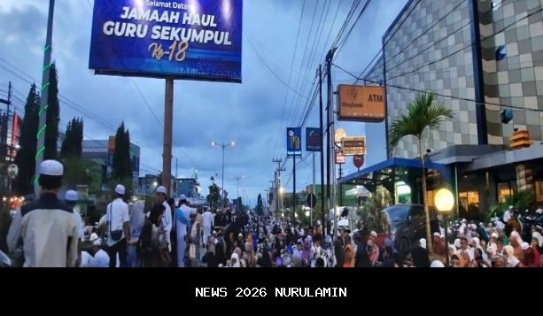 Pantau CCTV Haul Guru Sekumpul di Martapura Kalsel Secara Live