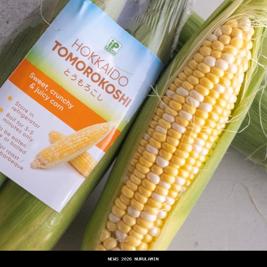 Hokkaido tomorokoshi, jagung manis premium Jepang yang bisa dimakan mentah