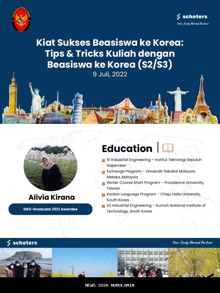 Korea Selatan buka beasiswa SMA full untuk siswa internasional, Indonesia berpeluang