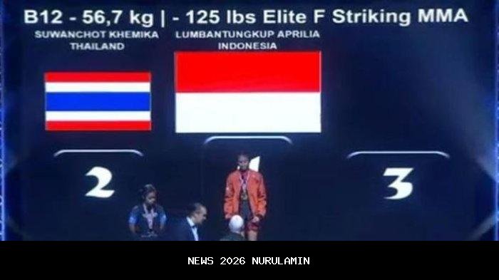 Alfiandi, Guru Kendari Juara Perak MMA SEA Games 2025 di Thailand