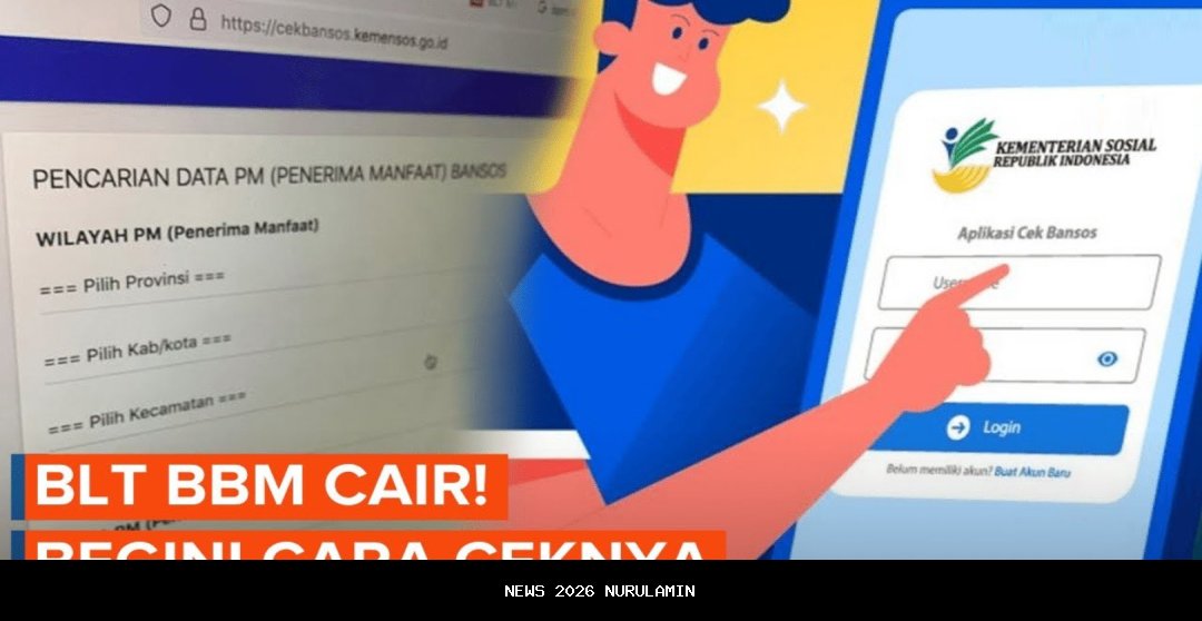 Dana BLT Bisa Hangus? Ini Cara Cek BLT Januari 2026 Langsung dari HP