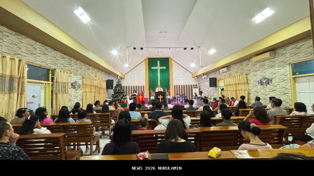 250 Jemaat Rayakan Natal di Massesse Baji Selayar