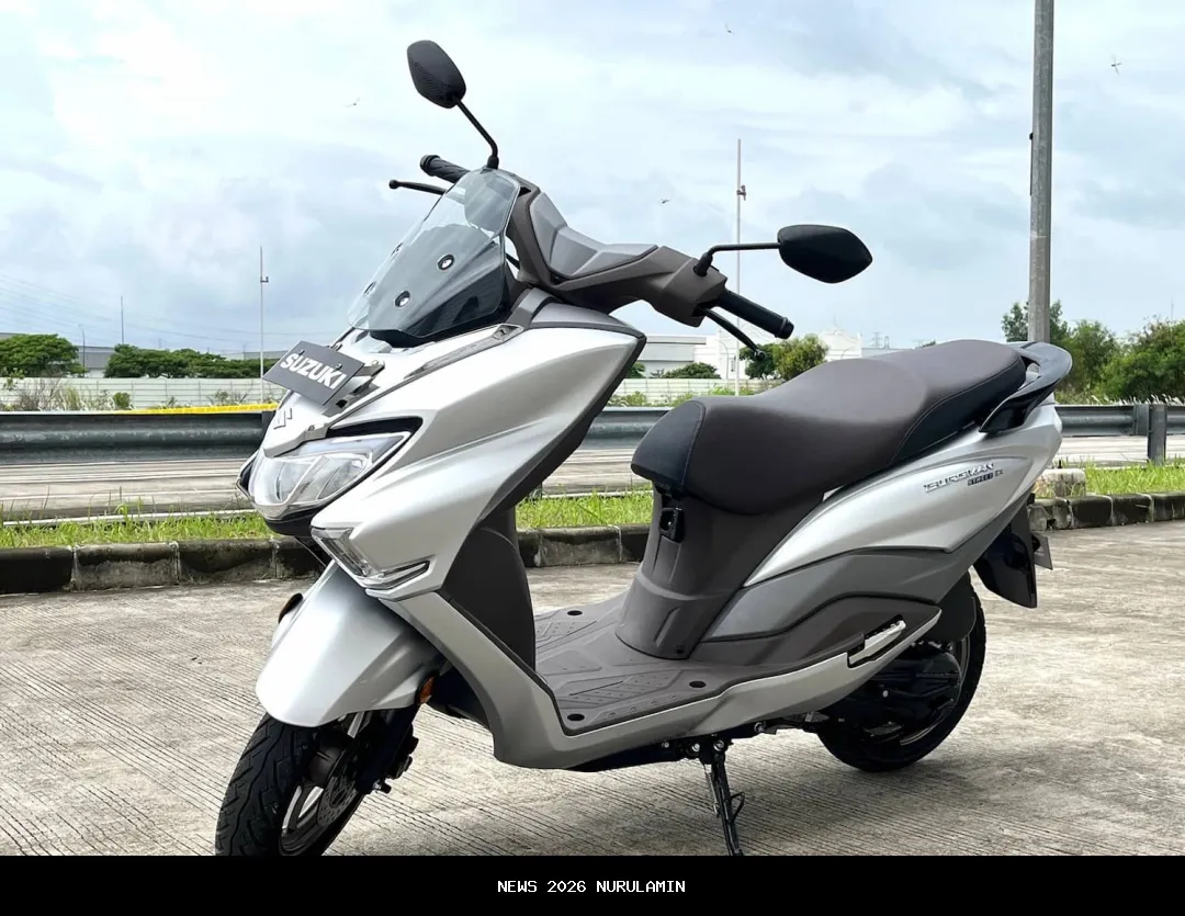 Suzuki Burgman Street 125EX 2026 meluncur: Desain lebih gagah fitur modern irit bahan bakar, harga terjangkau