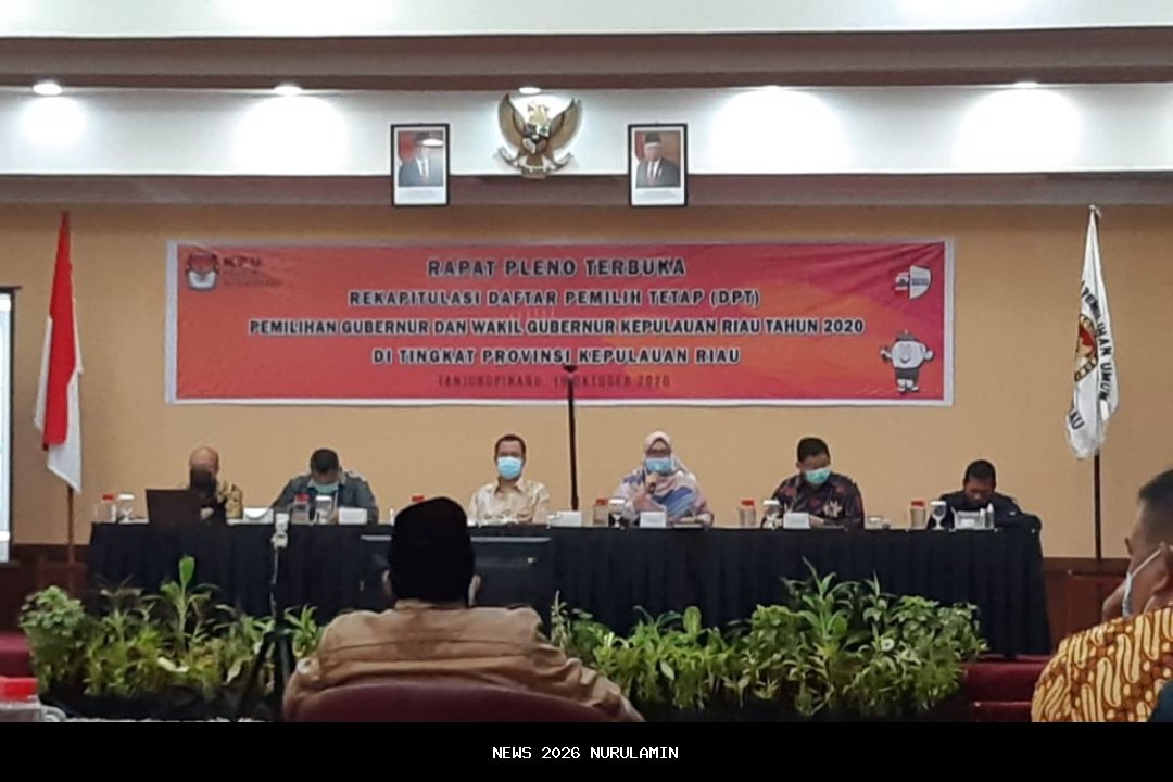 KPU Riau Tetapkan 5,07 Juta Pemilih dari DPT Berkelanjutan