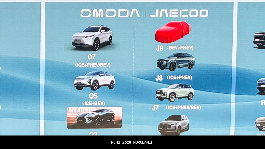 Bandingkan JAECOO J5 EV dan Omoda E5: Mana yang Lebih Irit?