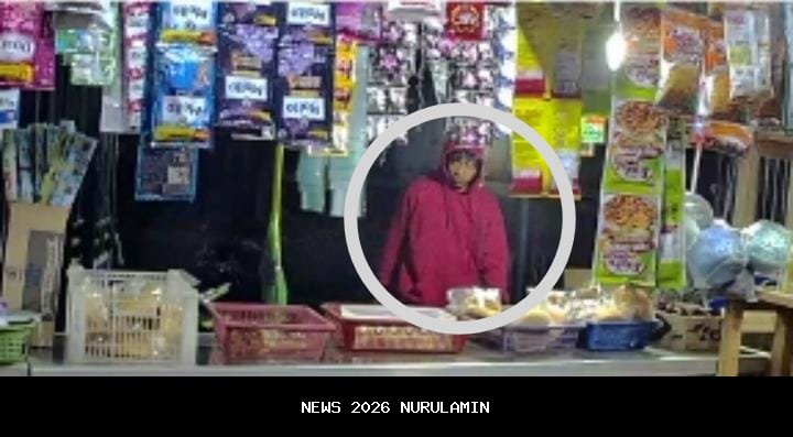 Pria Baju Hijau Gasak Tabung Gas di Jalan Saranani Kendari Terekam CCTV