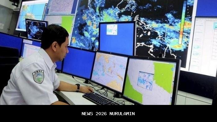 Waspada gelombang tinggi 4 meter 3-6 Januari 2026: BMKG peringatkan dampak siklon tropis Iggy