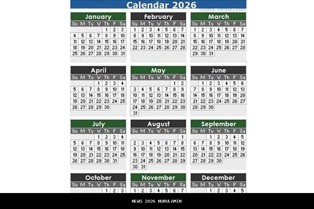 Ditetapkan! Kalender Libur Nasional dan Cuti Bersama 2026: Siap Hadapi Akhir Pekan Panjang 7 Hari