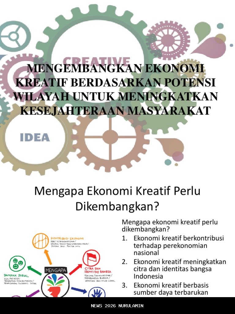 Pusat kreatif, penggerak ekonomi daerah baru