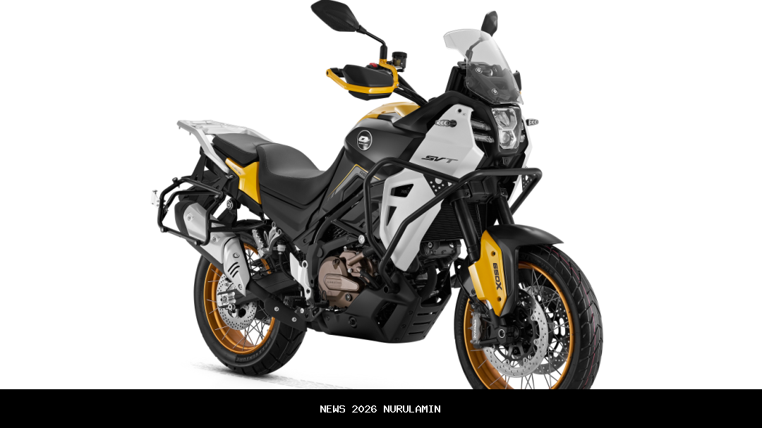 QJMotor SVT 650 2025, Motor Petualang Mid-Size untuk Perjalanan Jauh