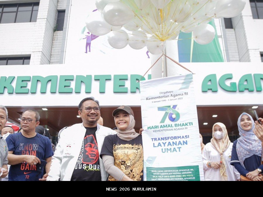 Kemenag Sigi Rayakan HAB ke-80 dengan Senam, Lomba, dan Aksi Lingkungan