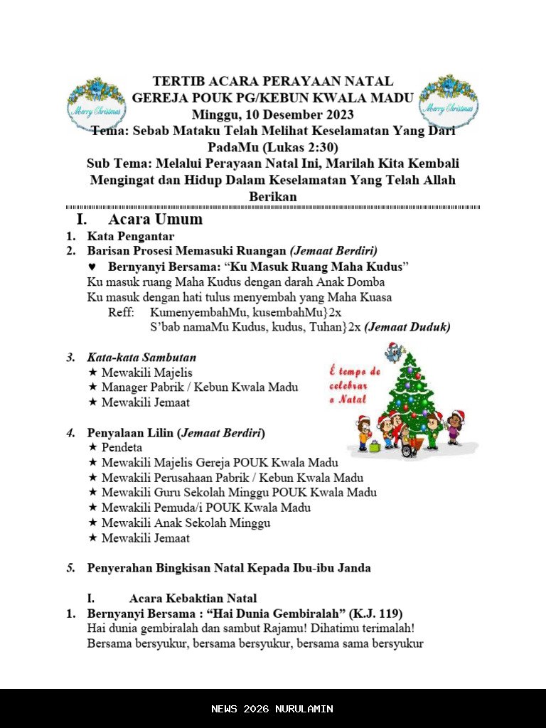 Forkopimda OKU Timur Amankan Ibadah Natal dengan Khidmat