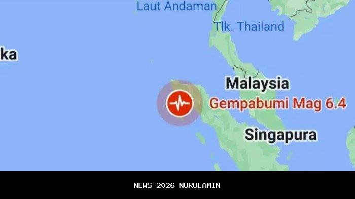 Gempa Aceh Pagi Ini, 2 Kali Menurut BMKG