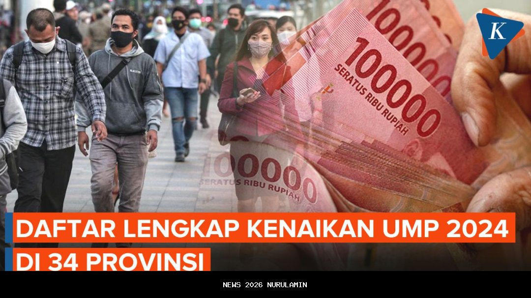 Daftar 36 Provinsi yang Umumkan Kenaikan UMP 2026, Daerah Mana yang Tertinggi?