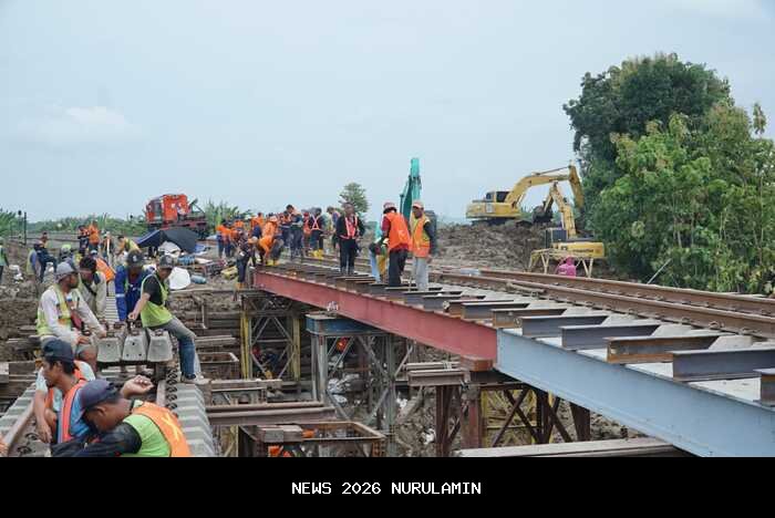 Jalur Kereta Sumatera Terdampak Banjir, KAI Percepat Pemulihan