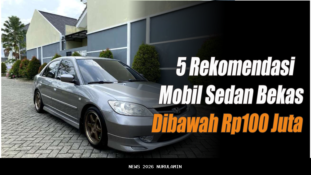 6 mobil bekas stylish dan irit, muat 4 orang dengan bagasi luas, cocok untuk harian