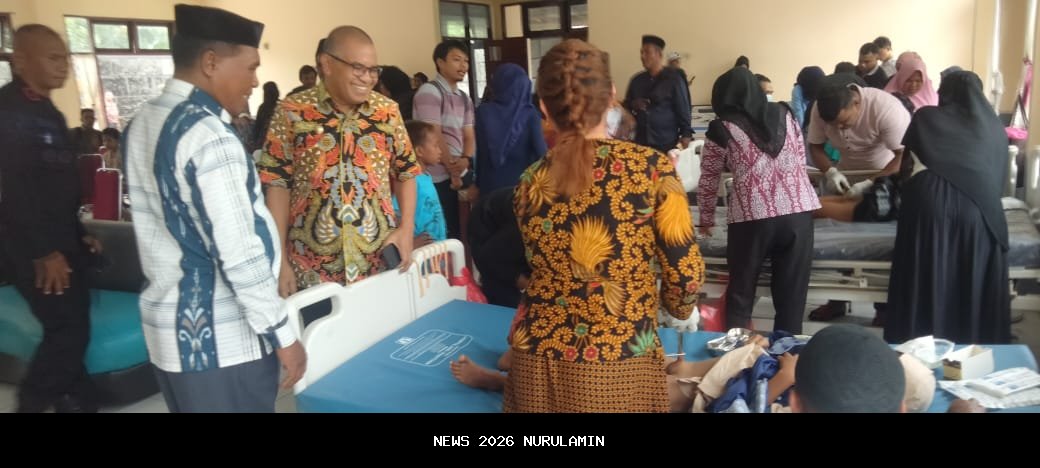 Ratusan Anak Ikut Sunatan Massal, Bupati dan Wabup Klaten Langsung Tinjau